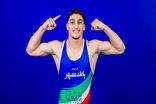 قهرمانی ۹۰ ثانیه ای علیرضا محمدحسینی در کشتی فرنگی جوانان آسیا