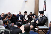 جمعی از مسئولان و دست‌اندرکاران حج با رهبر معظم انقلاب دیدار کردند