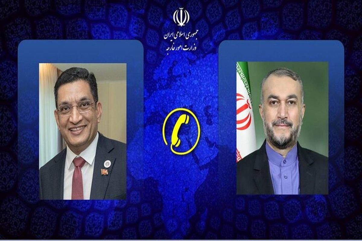 وزیر خارجه سریلانکا و امیرعبداللهیان