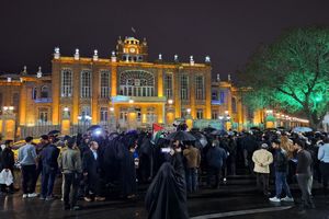  تجمع تبریزی‌ها زیر باران در محکومیت جنایات وحشیانه رژیم صهیونیستی+تصاویر و فیلم