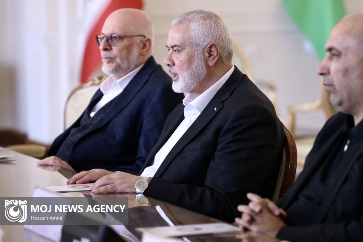 دیدار وزیر امور خارجه با اسماعیل هنیه