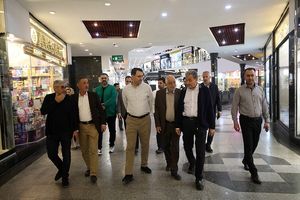 بازدید میدانی مدیرعامل سازمان منطقه آزاد کیش از بازارها برای بررسی مشکلات اصناف