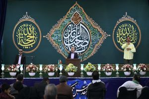 تجدید بیعت جمعی از معلولان با امام زمان(عج) در مسجد مقدس جمکران 