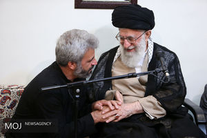 دیدار خانواده شهید محسن حججی با مقام معظم رهبری