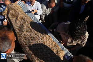 پدر شهید در اردبیل دار فانی را وداع گفت