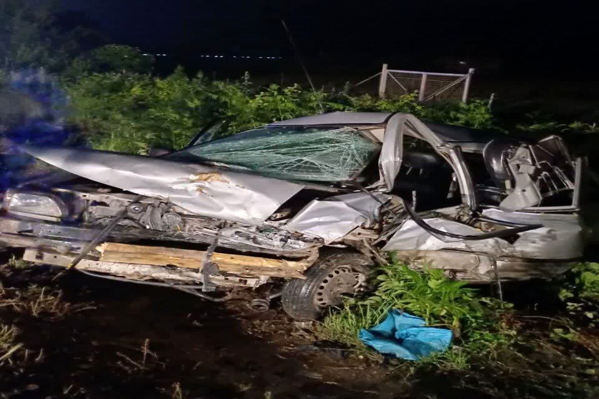 تصادف در جاده نکا