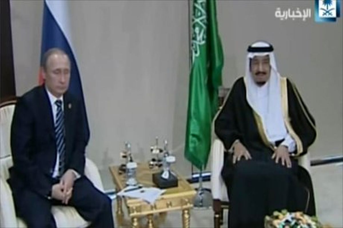 ملک سلمان و پوتین