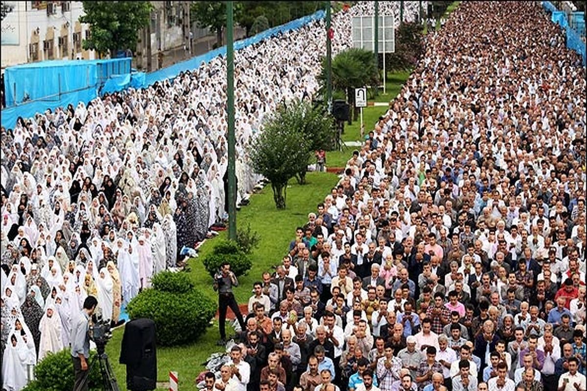 نماز عید فطر در رشت