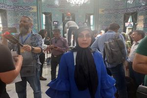حمیده زرآبادی در انتخابات ریاست جمهوری مشارکت کرد
