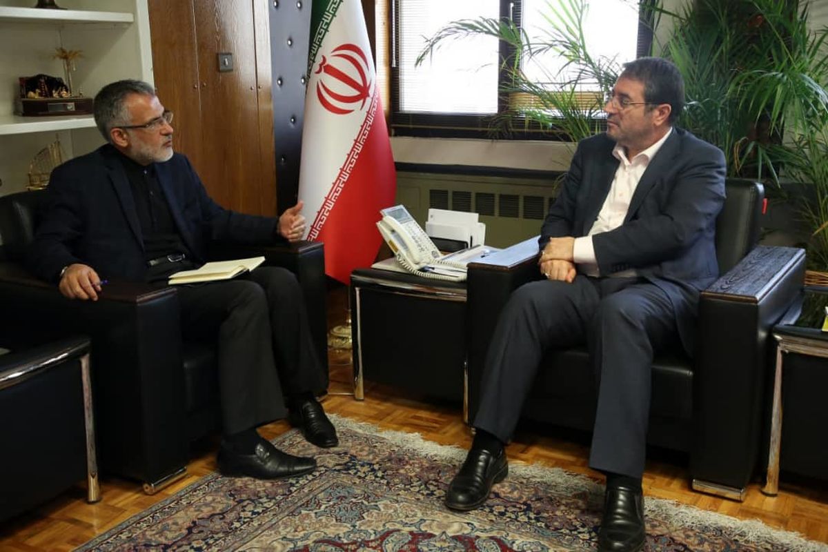 دیدار وزیر صمت با سفیر ایران در افغانستان