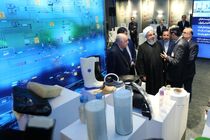 روحانی از نمایشگاه دستاوردهای صنعت پتروشیمی بازدید کرد