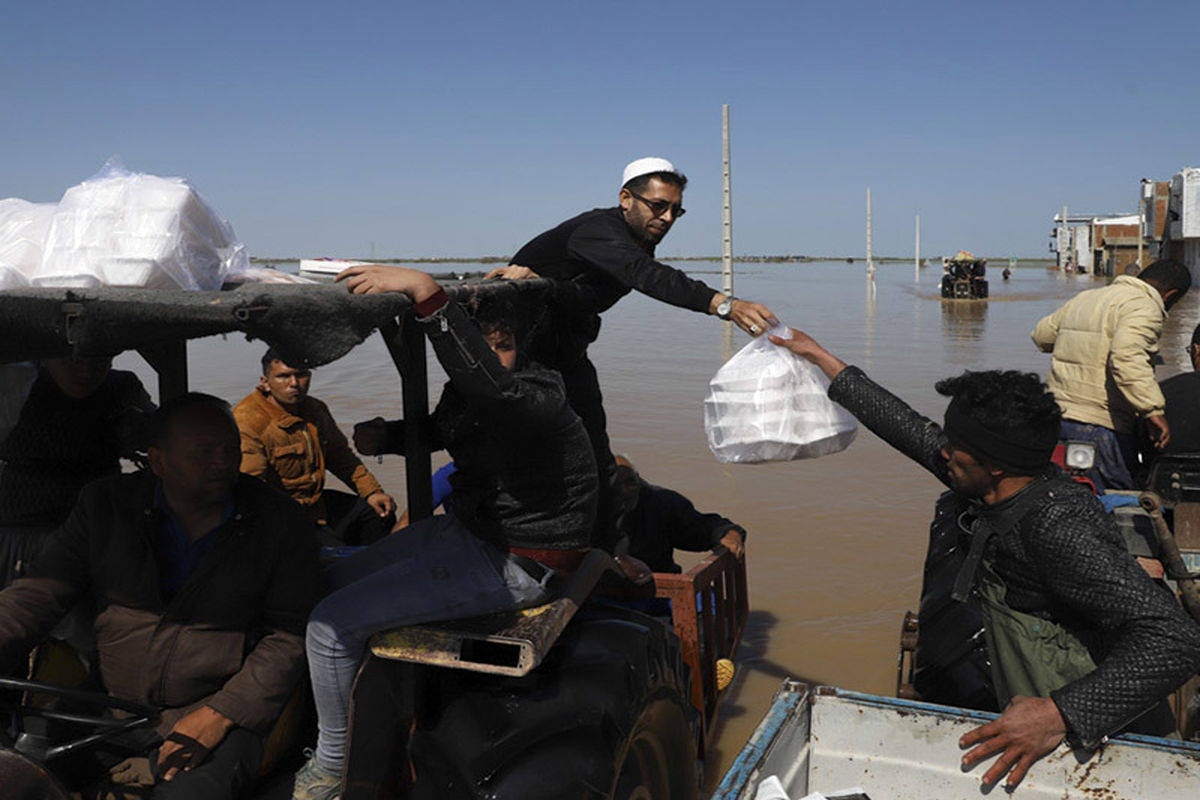 اصفهان- سیل در گلستان