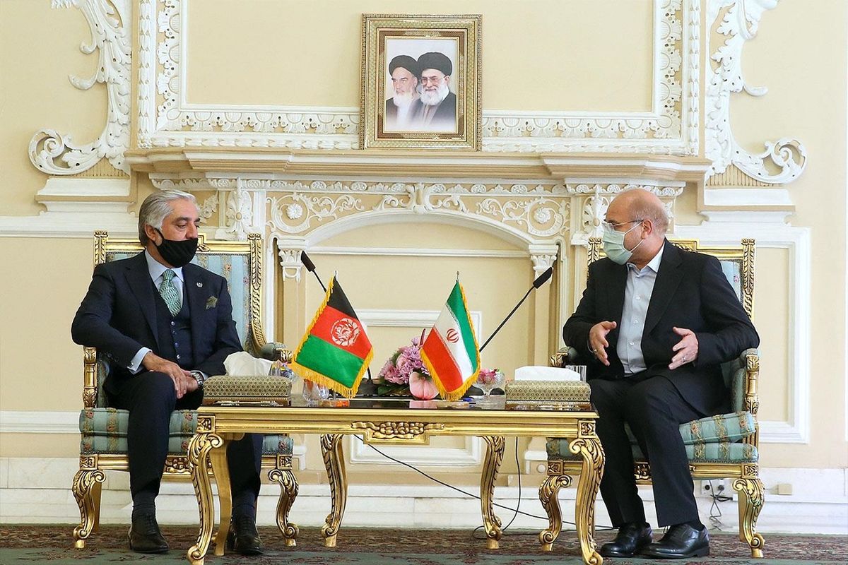 دیدار قالیباف با عبدالله عبدالله