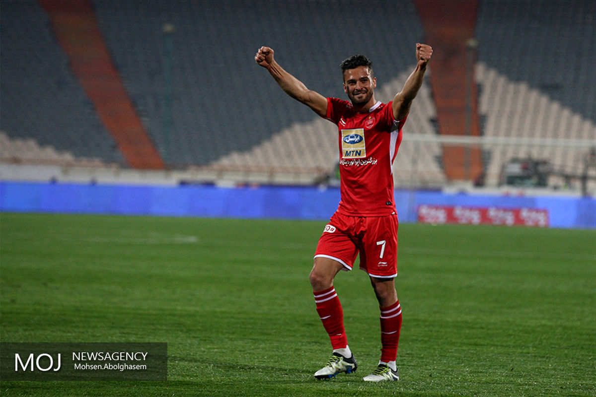 دیدار تیم های فوتبال پرسپولیس و استقلال خوزستان/ سروش رفیعی