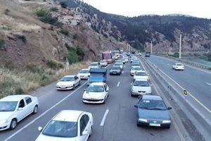 تردد از مسیر شمال به جنوب محور چالوس تا اطلاع بعدی ممنوع است