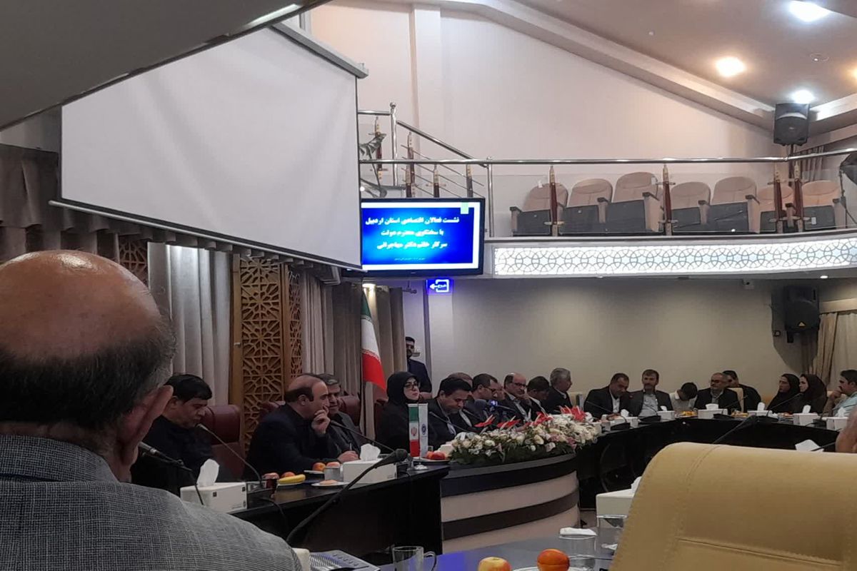 استاندار اردبیل در اتاق بازرگانی