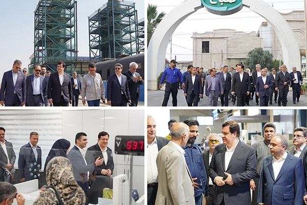 دیدار مدیرعامل بانک ملت با استاندار گلستان و بازدید از مجموعه های تولیدی و صنعتی این استان