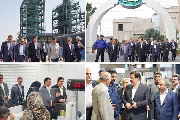 دیدار مدیرعامل بانک ملت با استاندار گلستان و بازدید از مجموعه های تولیدی و صنعتی این استان