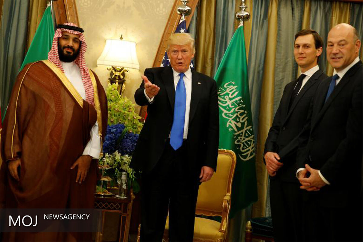 دیدار دونالد ترامپ با پادشاه عربستان