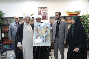 پوستر دوازدهمین جشنواره ملی قرآنی «ایران من» در بندرعباس رونمایی شد