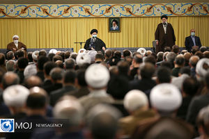 دیدار جمعی از مسئولان نظام و سفیران کشورهای اسلامی با رهبر معظم انقلاب