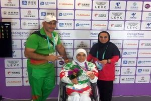 مهدیه محمدیان اولین مدال پاراوزنه‌برداری زنان ایران را کسب کرد