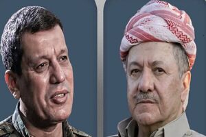 بارزانی با فرمانده شبه نظامیان قسد رایزنی کرد