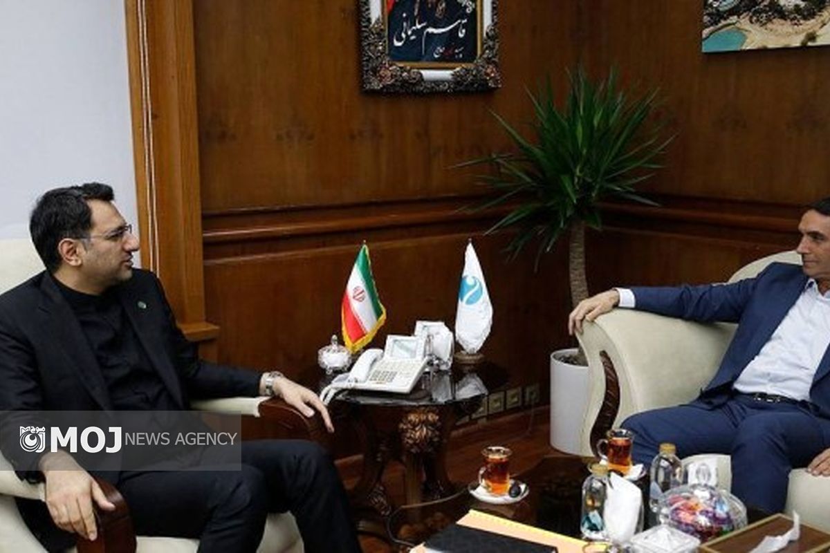 دیدار آقازاده با مدیر عامل کیش