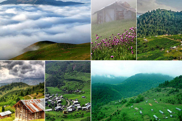 تصویری از بهشت در ییلاقات گیلان