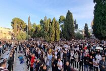 نماز عید سعید قربان در مسجد الاقصی برگزار شد