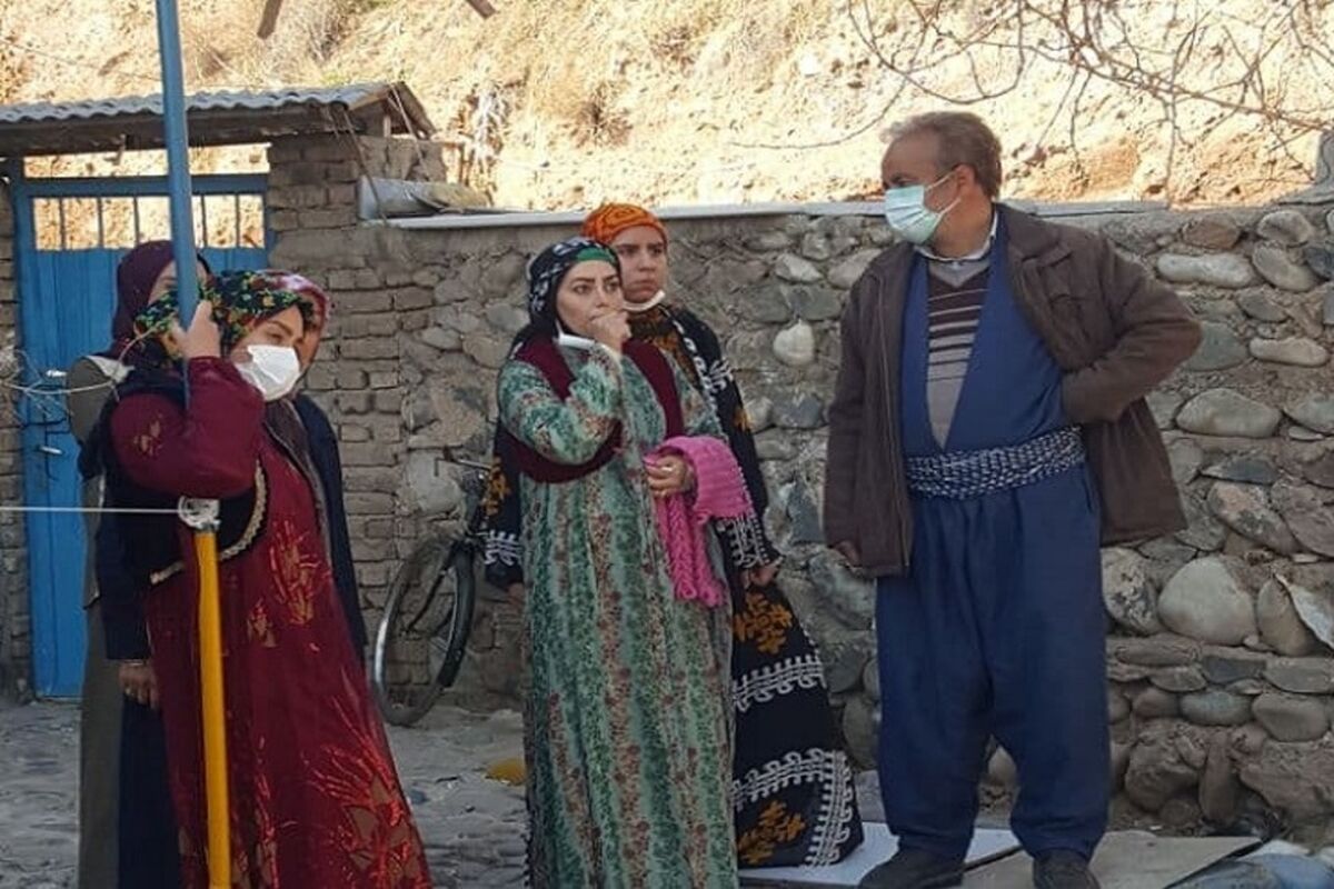 ضبط نون خ با ماسک