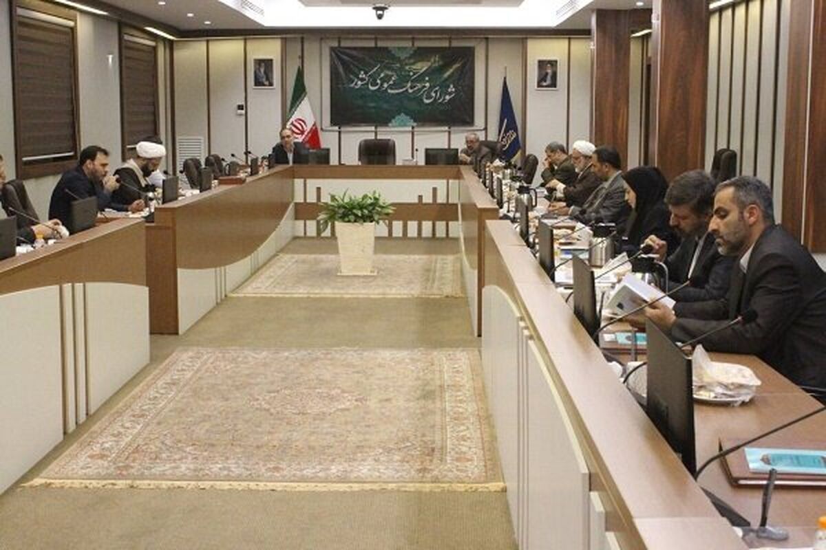 جلسه شورای فرهنگ عمومی