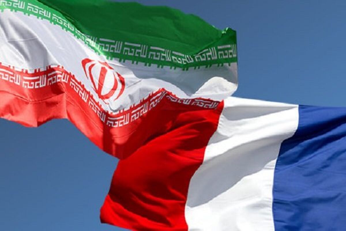 پرچم ایران فرانسه