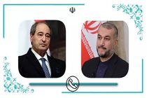 وزرای خارجه ایران و سوریه بصورت تلفنی گفتگو و تبادل نظر کردند