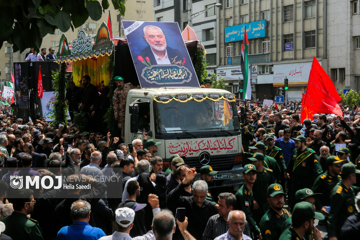 مراسم تشییع پیکر شهید اسماعیل هنیه