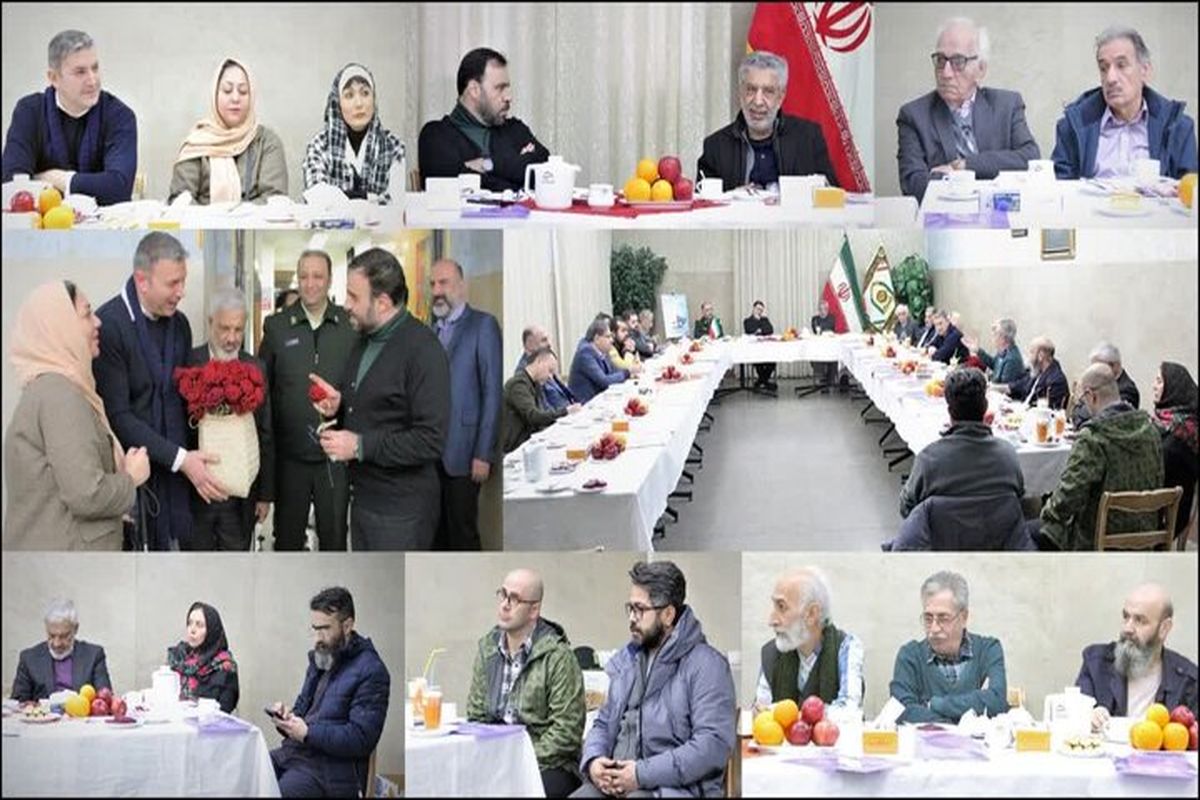 سردار سعید منتظر المهدی در جلسه نقش و جایگاه هنرهای نمایشی در پیشگیری از آسیب‌های اجتماعی که با حضور اهالی و خبرگان فرهیختگان عرصه تئاتر