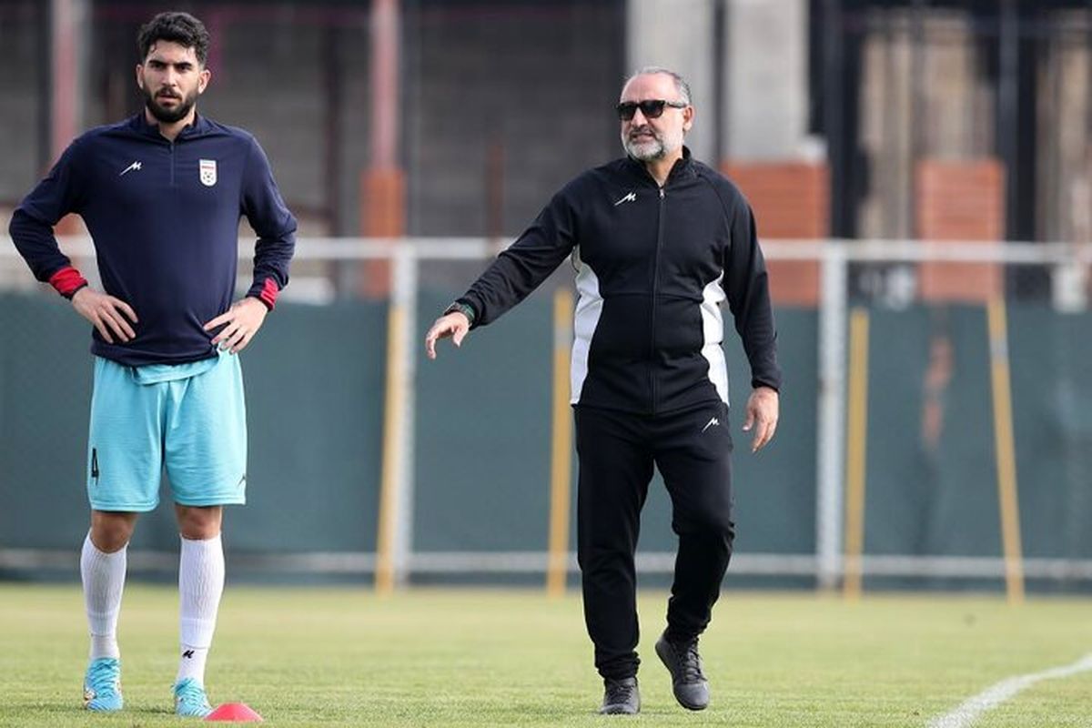 حسین عبدی تیم ملی فوتبال جوانان ایران