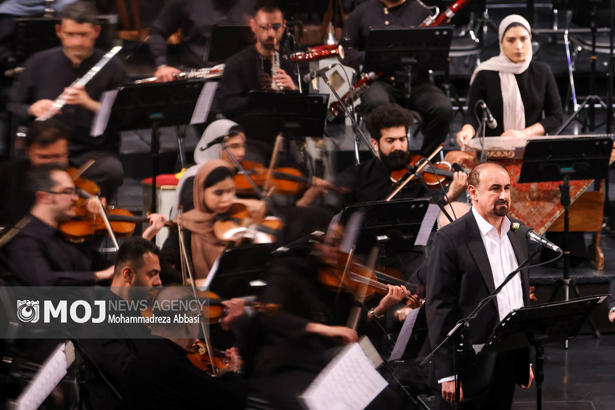 کنسرت ارکستر ملی ایران به خوانندگی عبدالحسین مختاباد