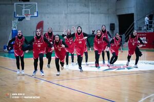 دختران بسکتبال ایران به فینال غرب آسیا صعود کردند