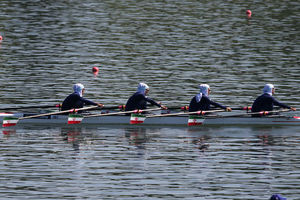 قایق چهار نفره بانوان ایران به مدال نقره دست یافت