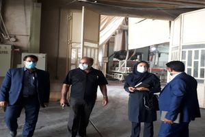 بازدید رییس نظام مهندسی کشاورزی یزد و محیط زیست شهرستان اشکذر از صنایع
