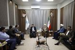 دیدار مدیر عامل سازمان منطقه آزاد کیش با امام جمعه کیش