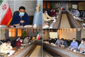 نشست ماهیانه مشترک معاونین ،کارشناسان و سرپرستان دفاتر نمایندگی بنیاد مسکن با مدیرکل بنیاد مسکن استان قم