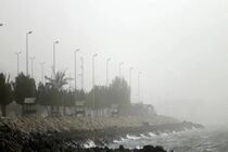 باد شدید جنوب‌شرقی و گرد و غبار سواحل و جزایر هرمزگان را فرا گرفت