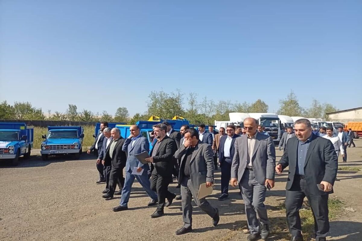 تحویل خودروهای خدمات رسان سازمان همیاری گیلان