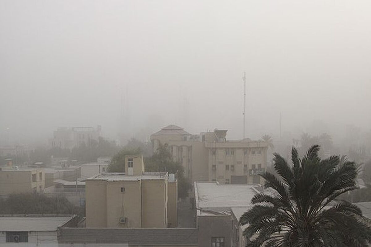 گرد و غبار در بندرعباس