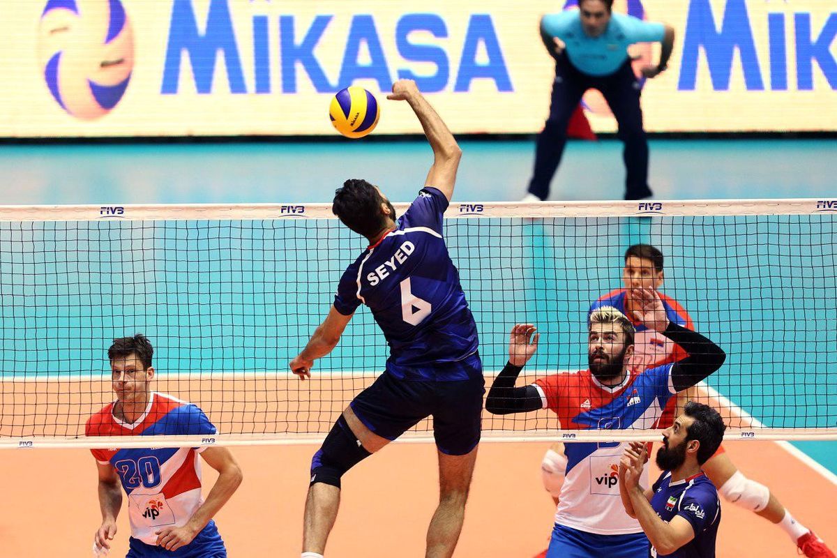 والیبال ایران و صربستان
