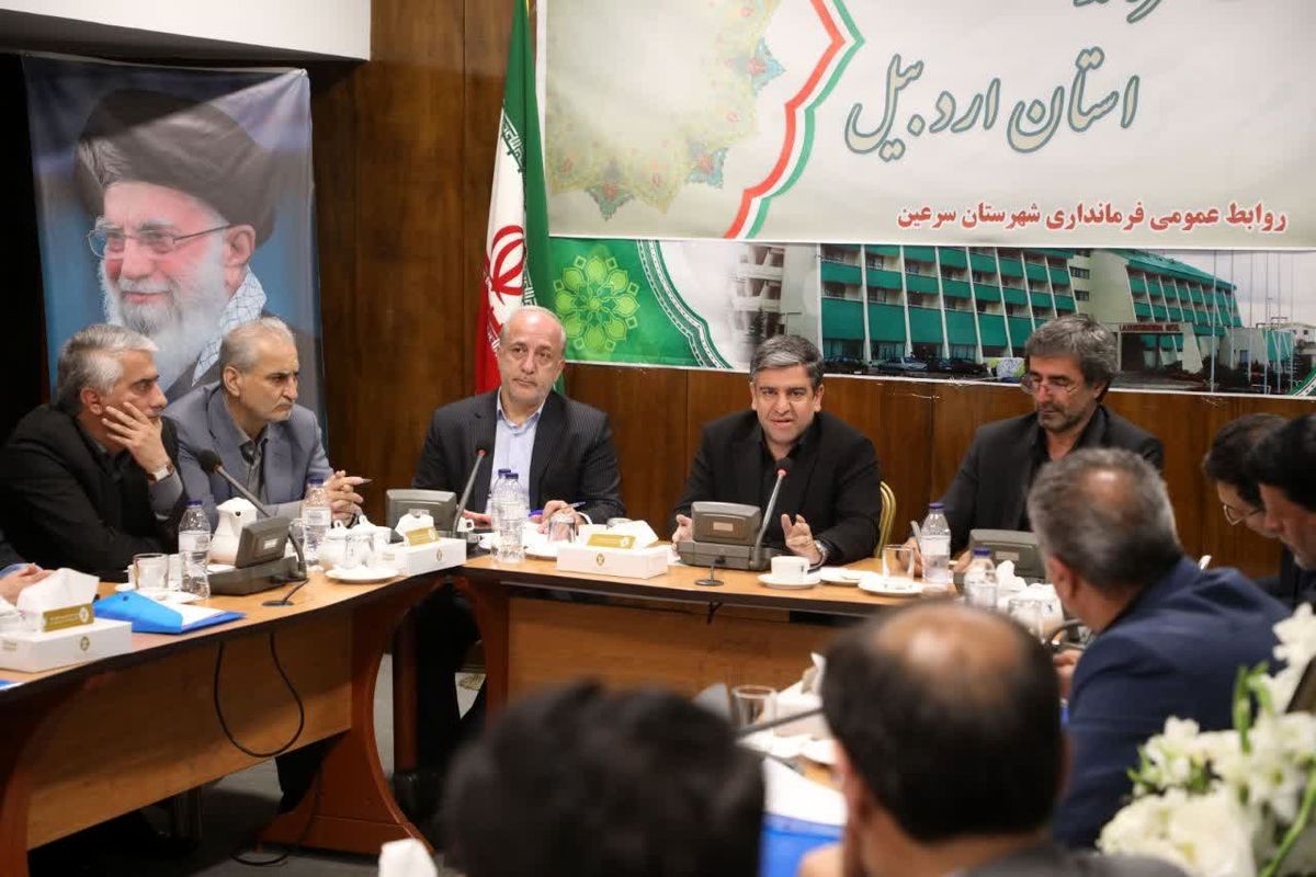 نشست استاندار  اردبیل با فرمانداران استان