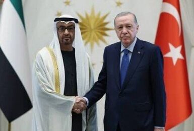اردوغان و رئیس امارات درباره تحولات منطقه گفتگو کردند