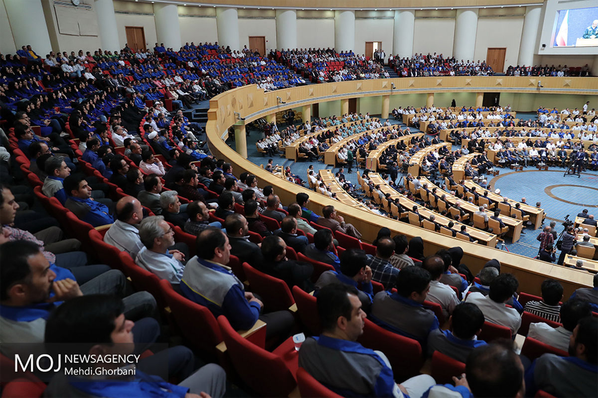 مراسم هفته کارگر با حضور رییس جمهوری